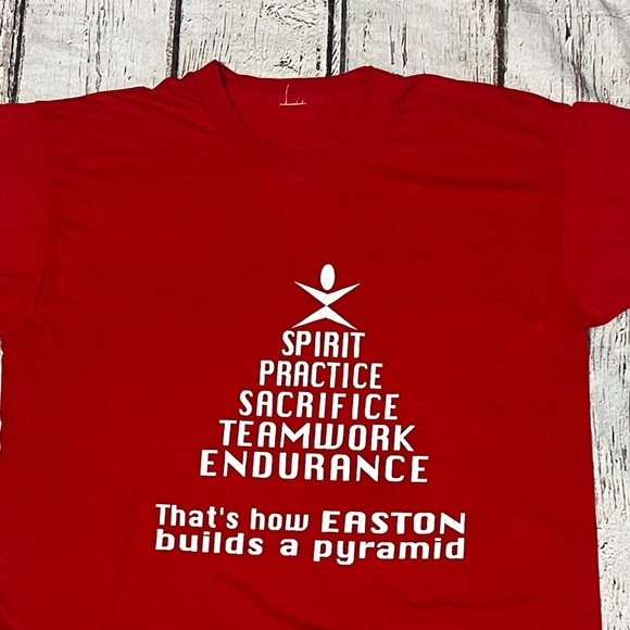 Vintage Single Stitch Easton Pennsylvania Red Short Sleeve Tshirt - Picture 6 of 6